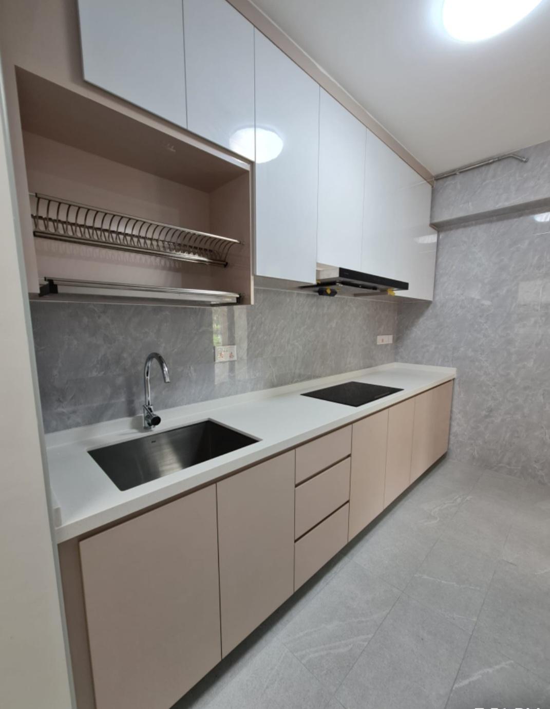 Kitchen with cabinetry and appliances